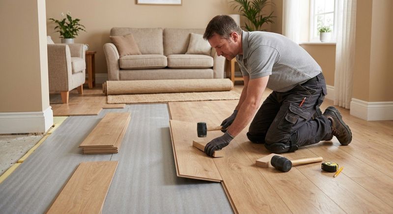 Laminate Floor Replacement in Roseville, CA